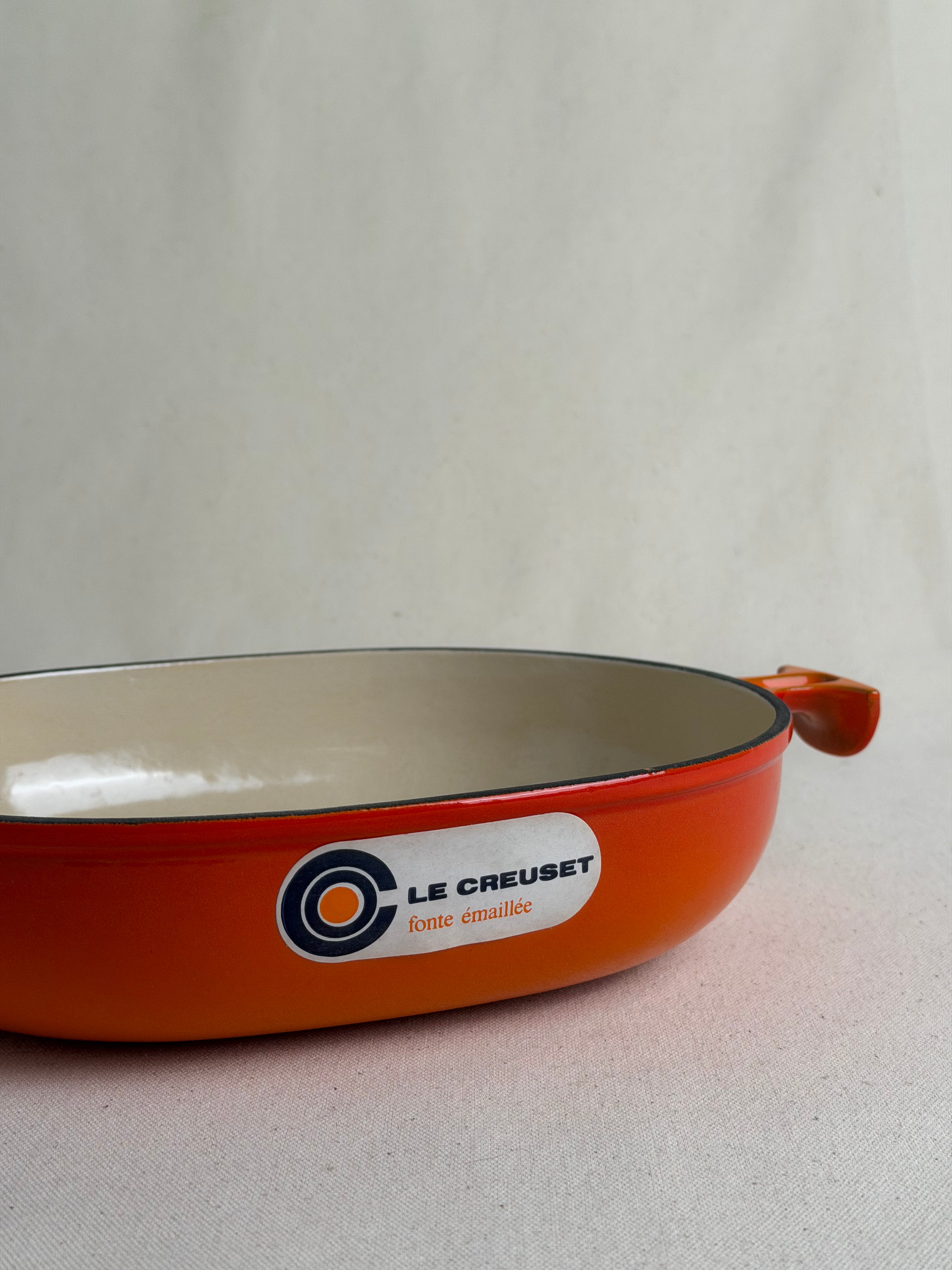 Raymond Loewy for Le Creuset Oval Gratin Dish, No. 26