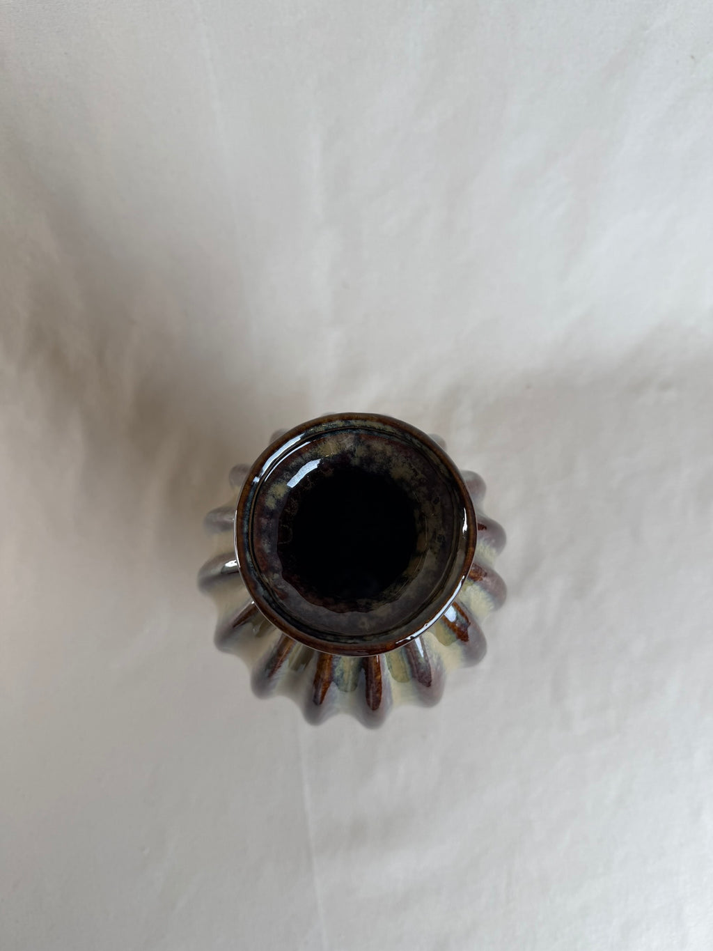 West German Fat Lava Pottery Vase, c. 1960s–70s