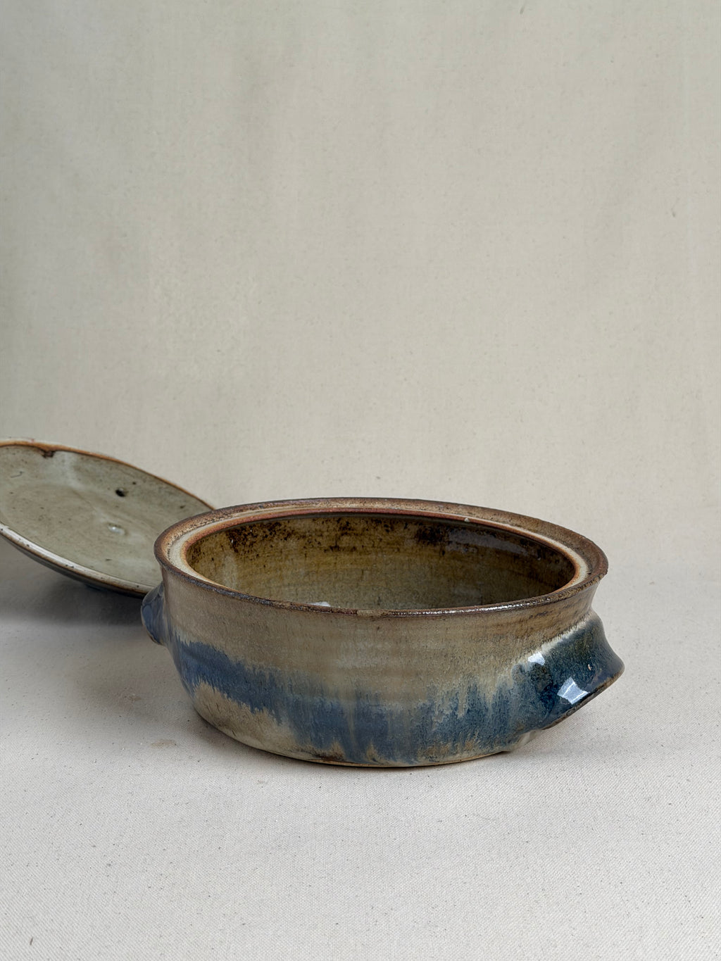 1960s Ceramic Bean Pot Casserole