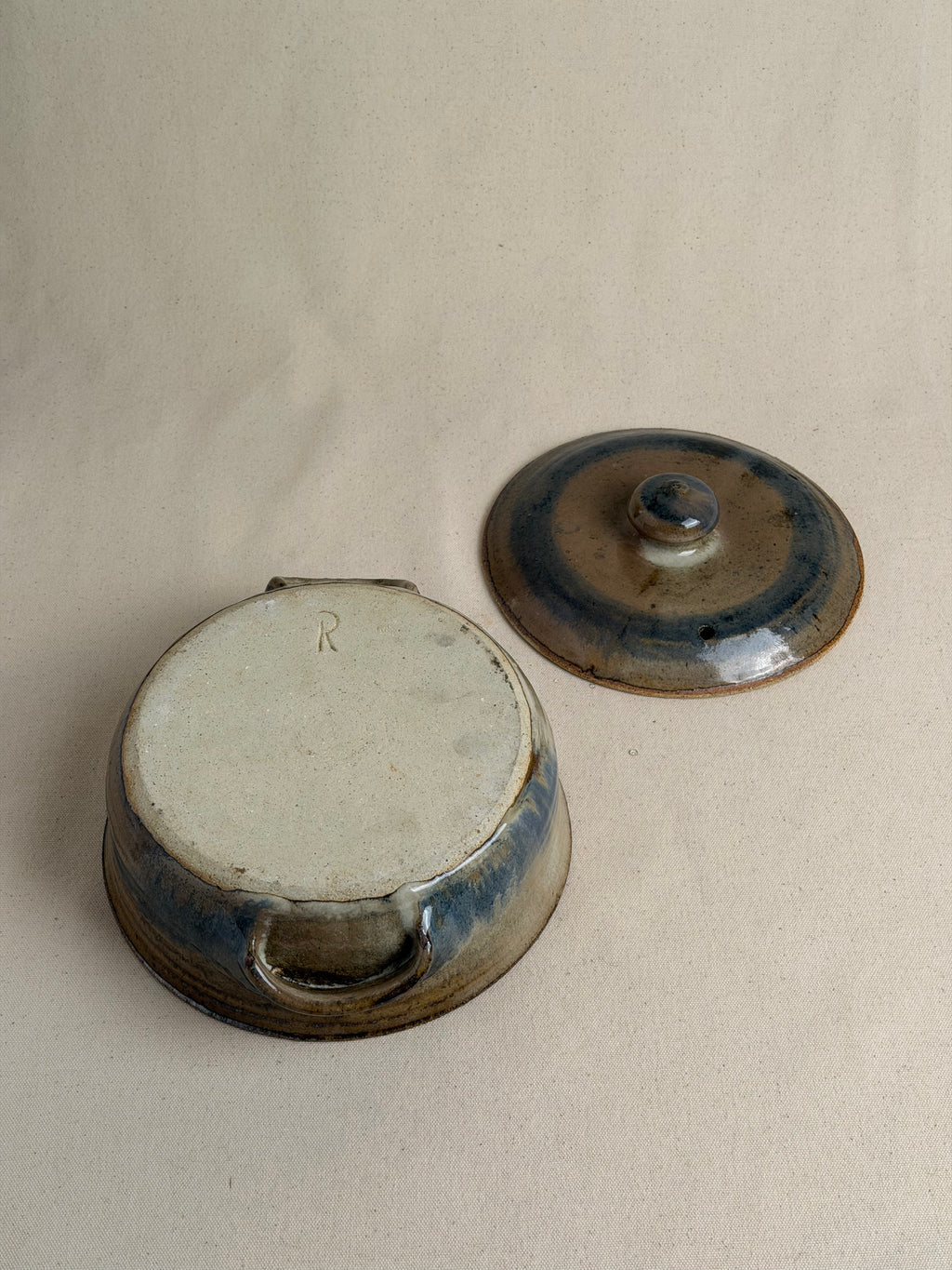 1960s Ceramic Bean Pot Casserole