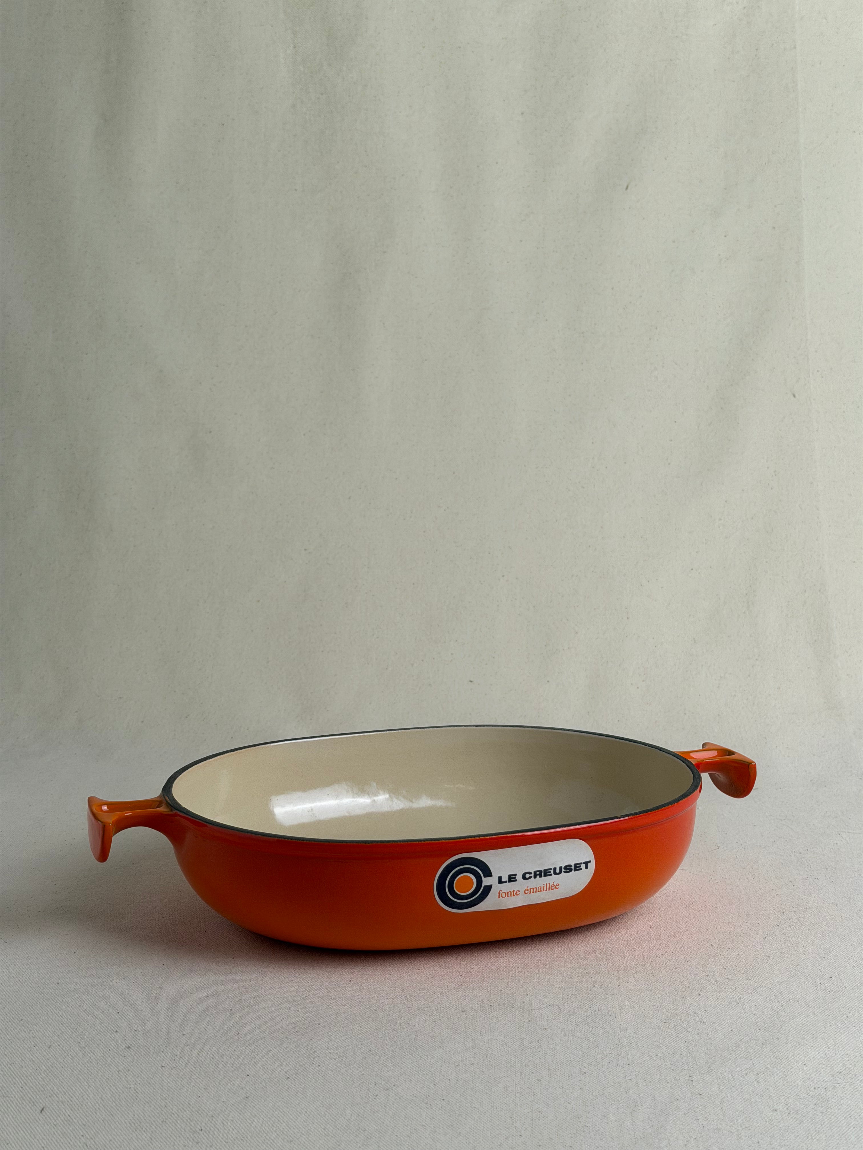 Raymond Loewy for Le Creuset Oval Gratin Dish, No. 26