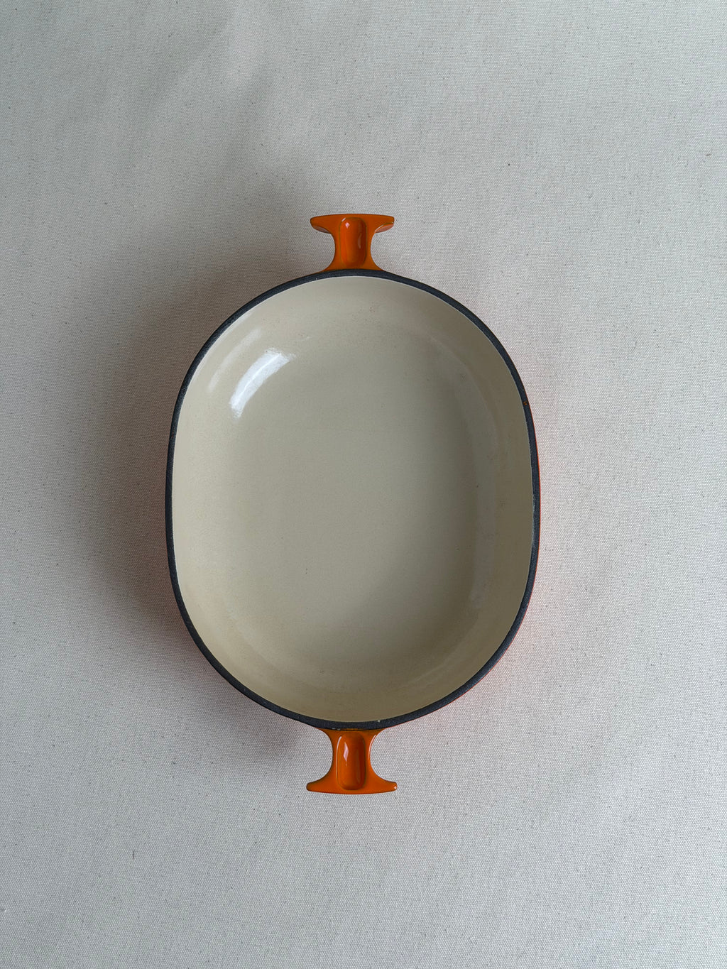 Raymond Loewy for Le Creuset Oval Gratin Dish, No. 26