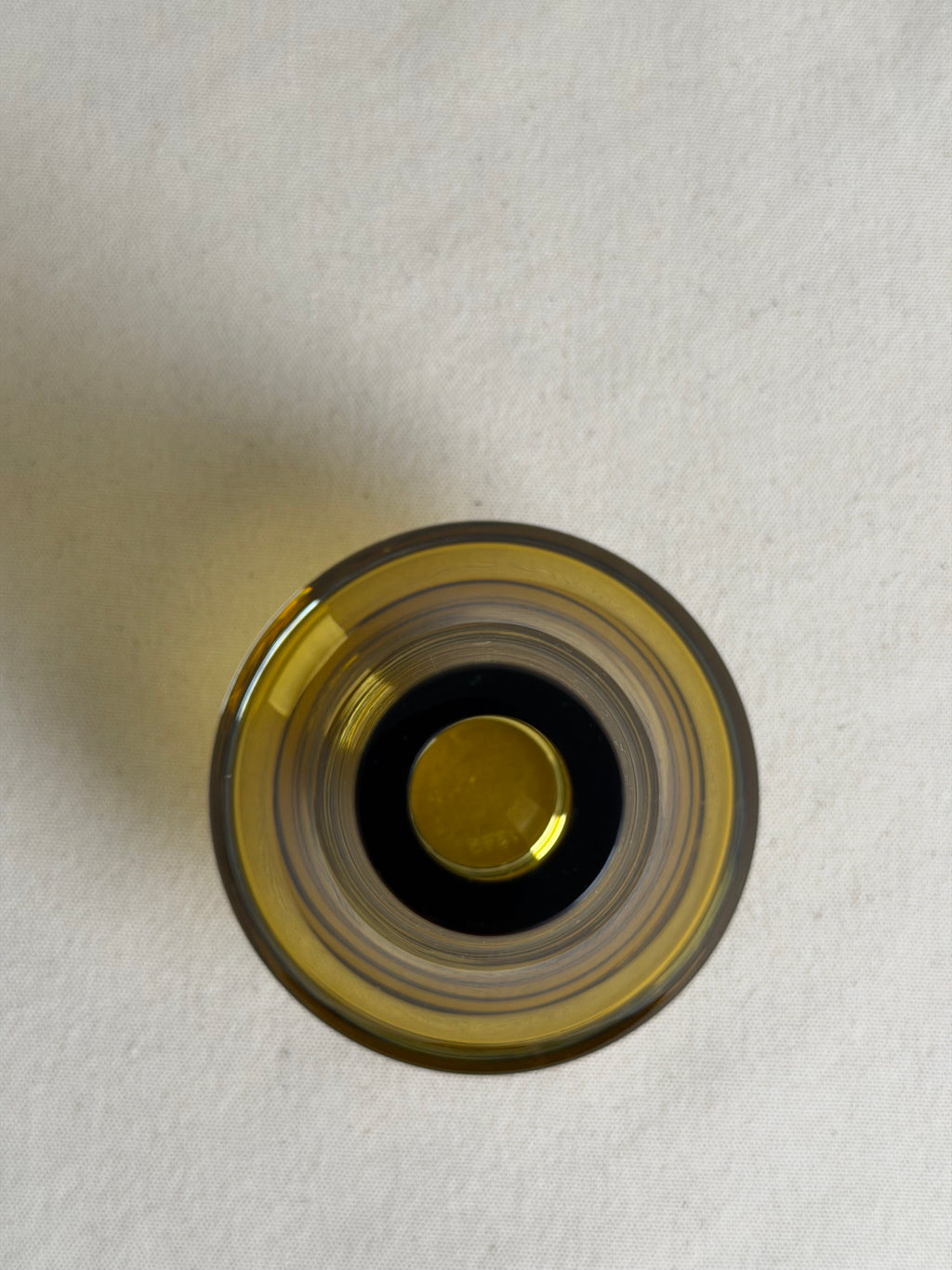 Tamara Aladin Model 1373 Olive Glass Vase for Riihimäen Lasi, Finland, 1971