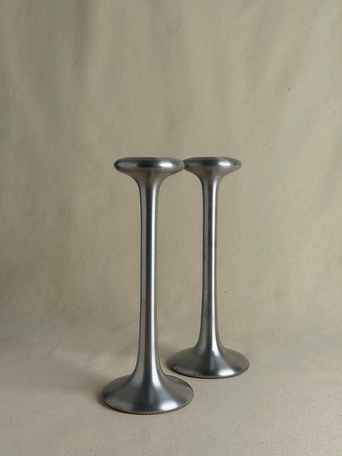 Pair of Carl Öjerstam for IKEA Adjustable Candle Holders, 1980s