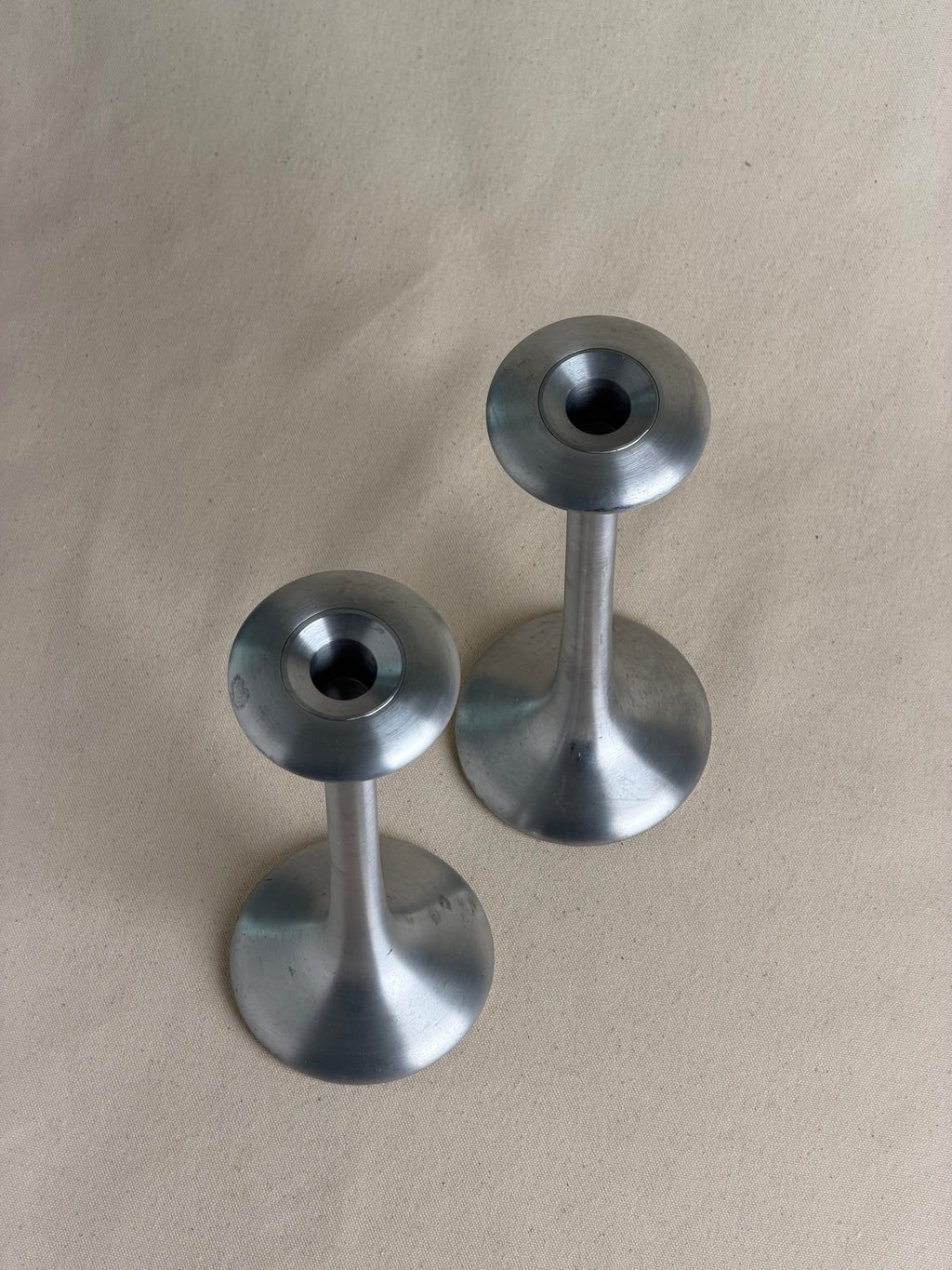 Pair of Carl Öjerstam for IKEA Adjustable Candle Holders, 1980s