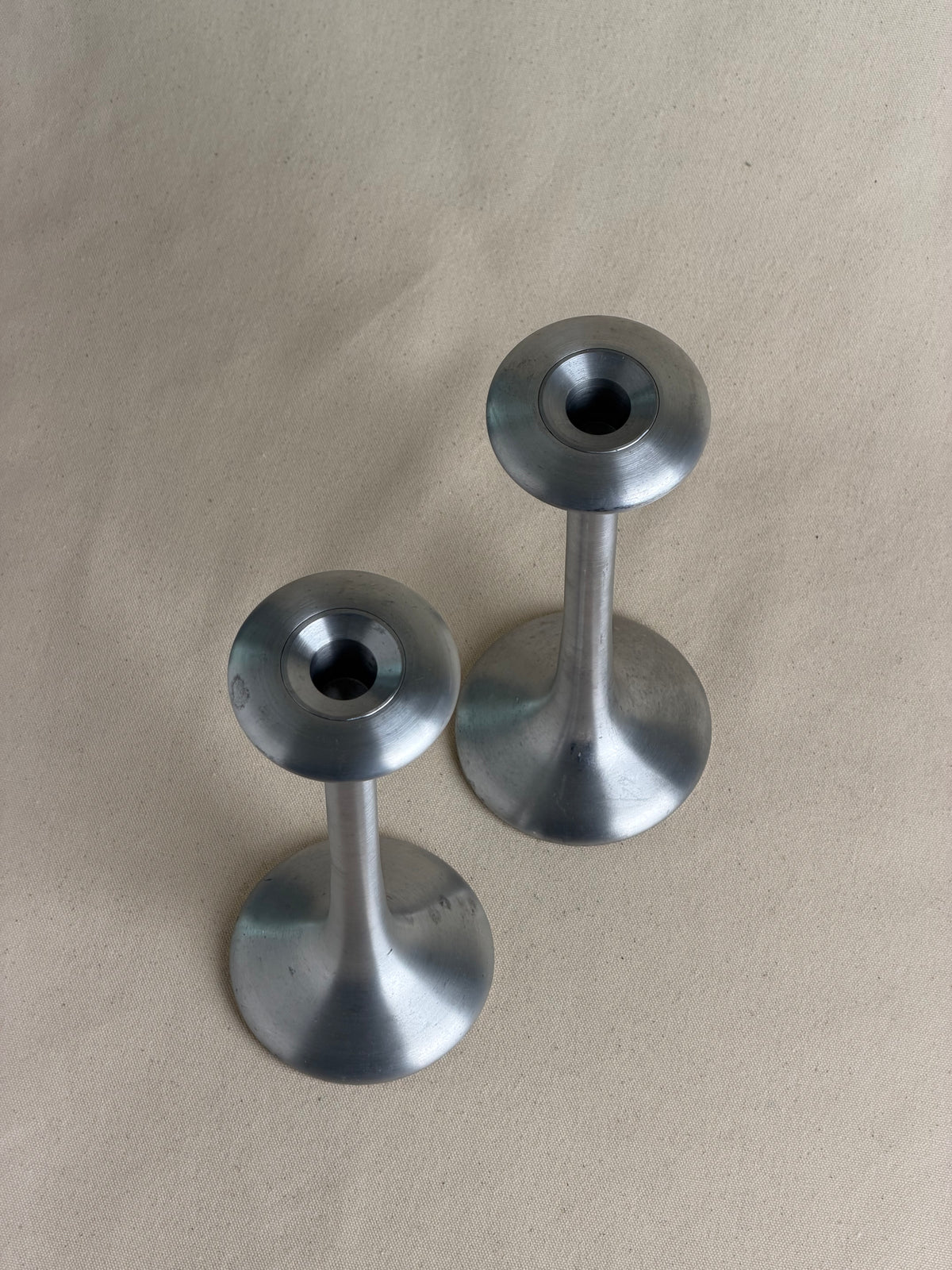 Pair of Carl Öjerstam for IKEA Adjustable Candle Holders, 1980s