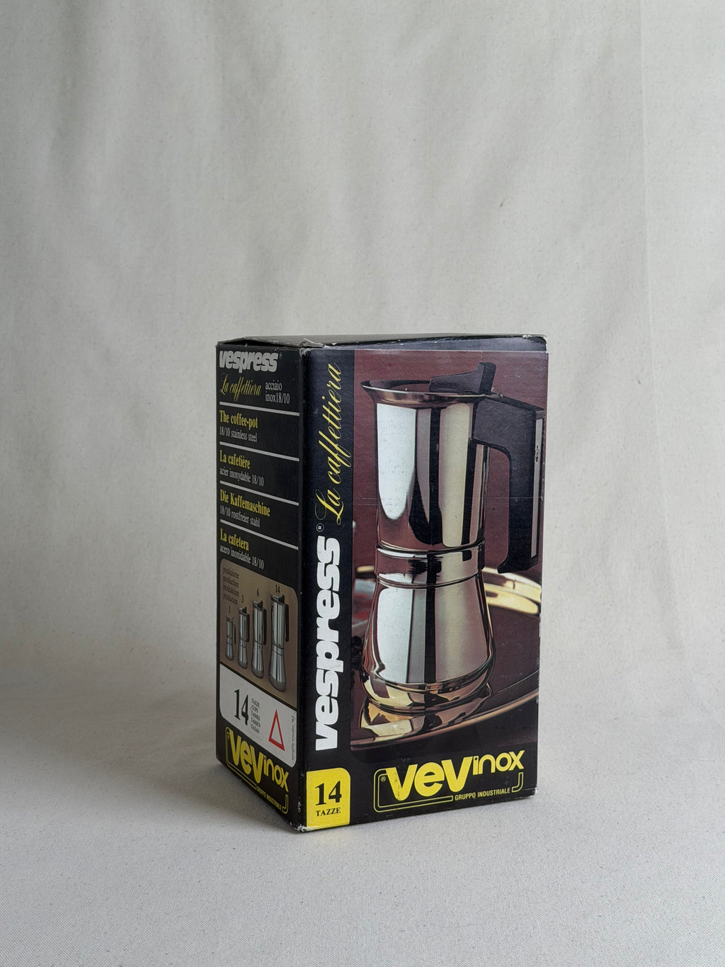 VEV Viganò Vespress Oro 14-Cup Espresso Maker — New in Box