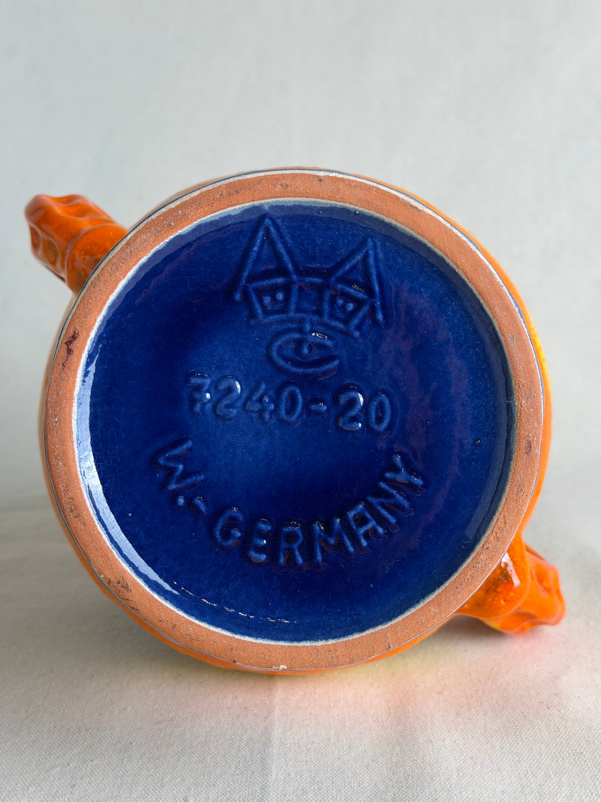 Carstens Tönnieshof 7240-20 Rainbow Glazed Handled Vase - West Germany, c. 1960s–70s