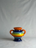 Carstens Tönnieshof 7240-20 Rainbow Glazed Handled Vase - West Germany, c. 1960s–70s