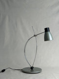 Adjustable Sculptural Desk Lamp in Grey & Chrome, c. 2001