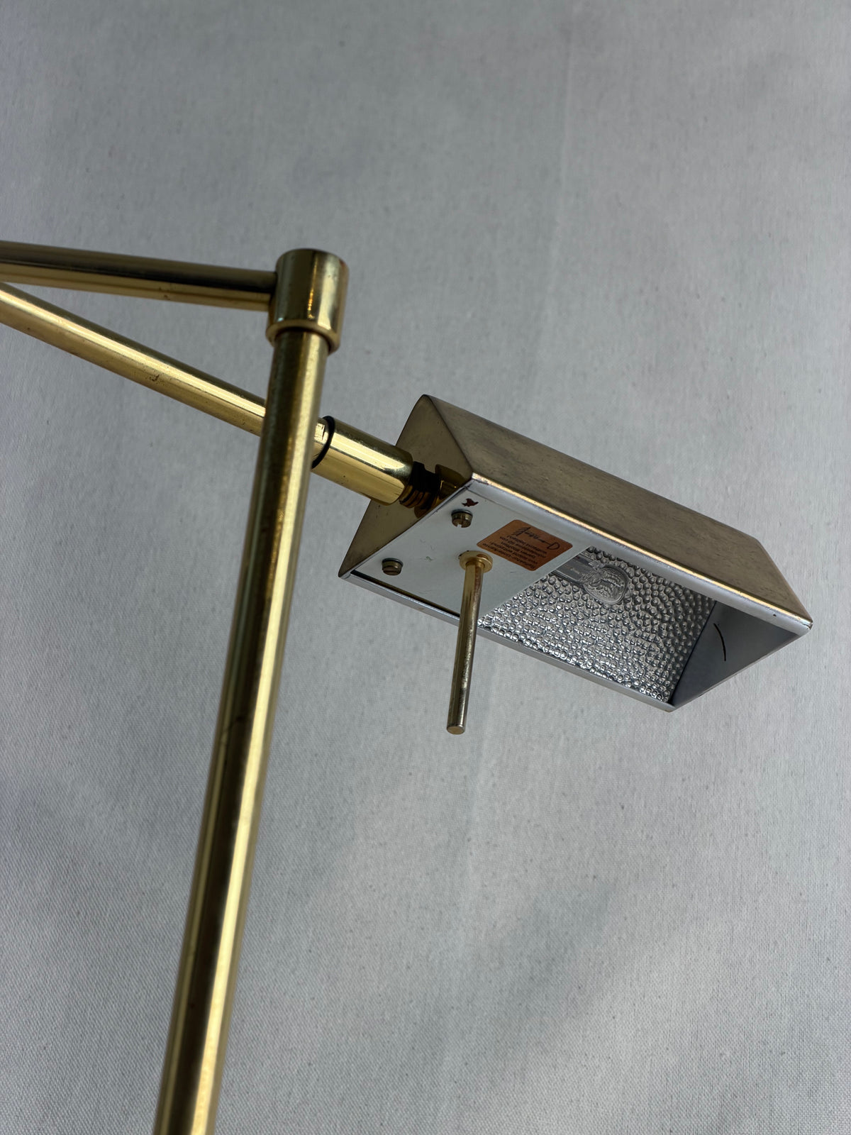 Sölken-Leuchten Brass Articulated Desk Lamp, Germany, c. 1970s