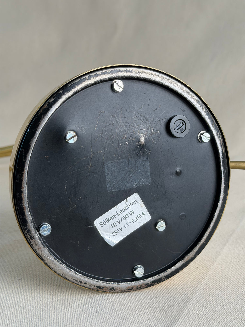 Sölken-Leuchten Brass Articulated Desk Lamp, Germany, c. 1970s